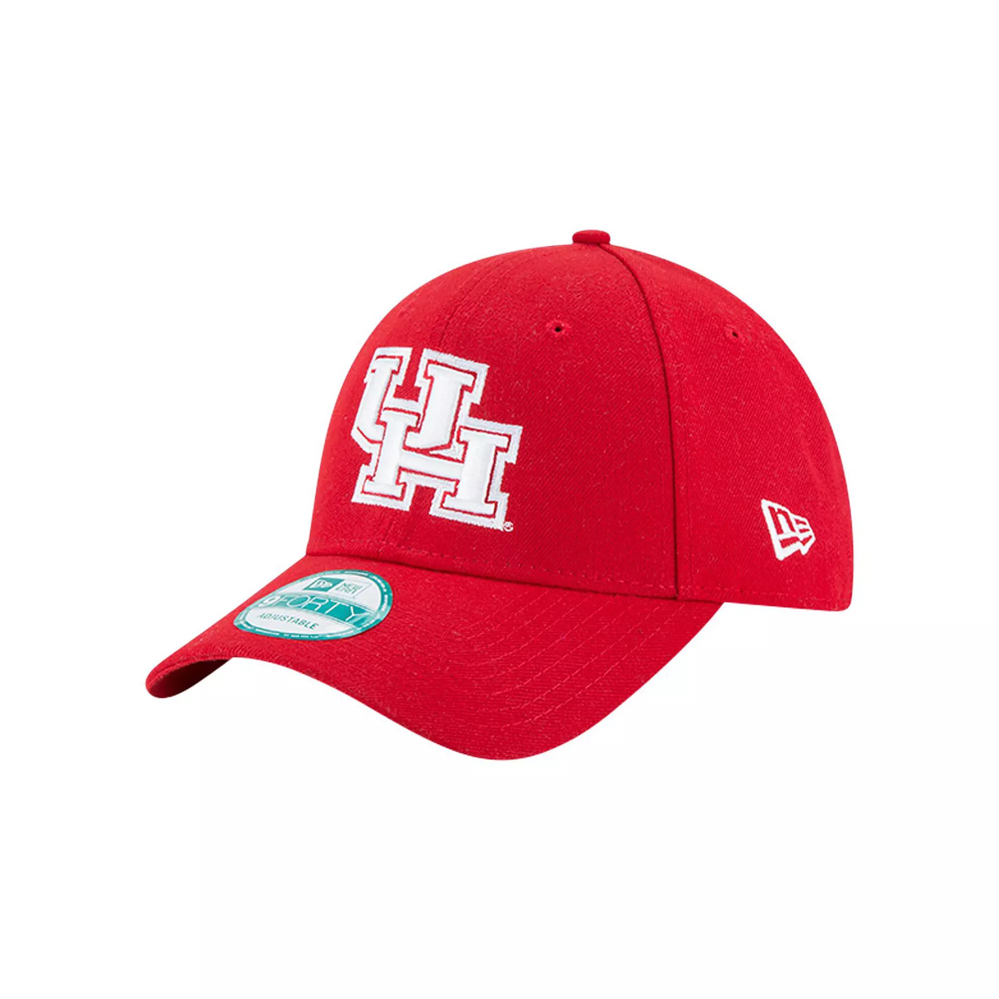 Men's New Era Red Houston Cougars Team 9FORTY Adjustable Hat, Hou Red Product Image