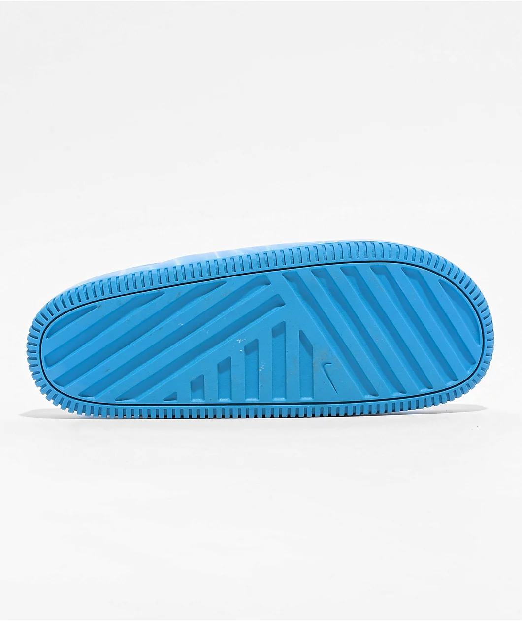 Nike Calm Coast & Signal Blue Slide Sandals Product Image
