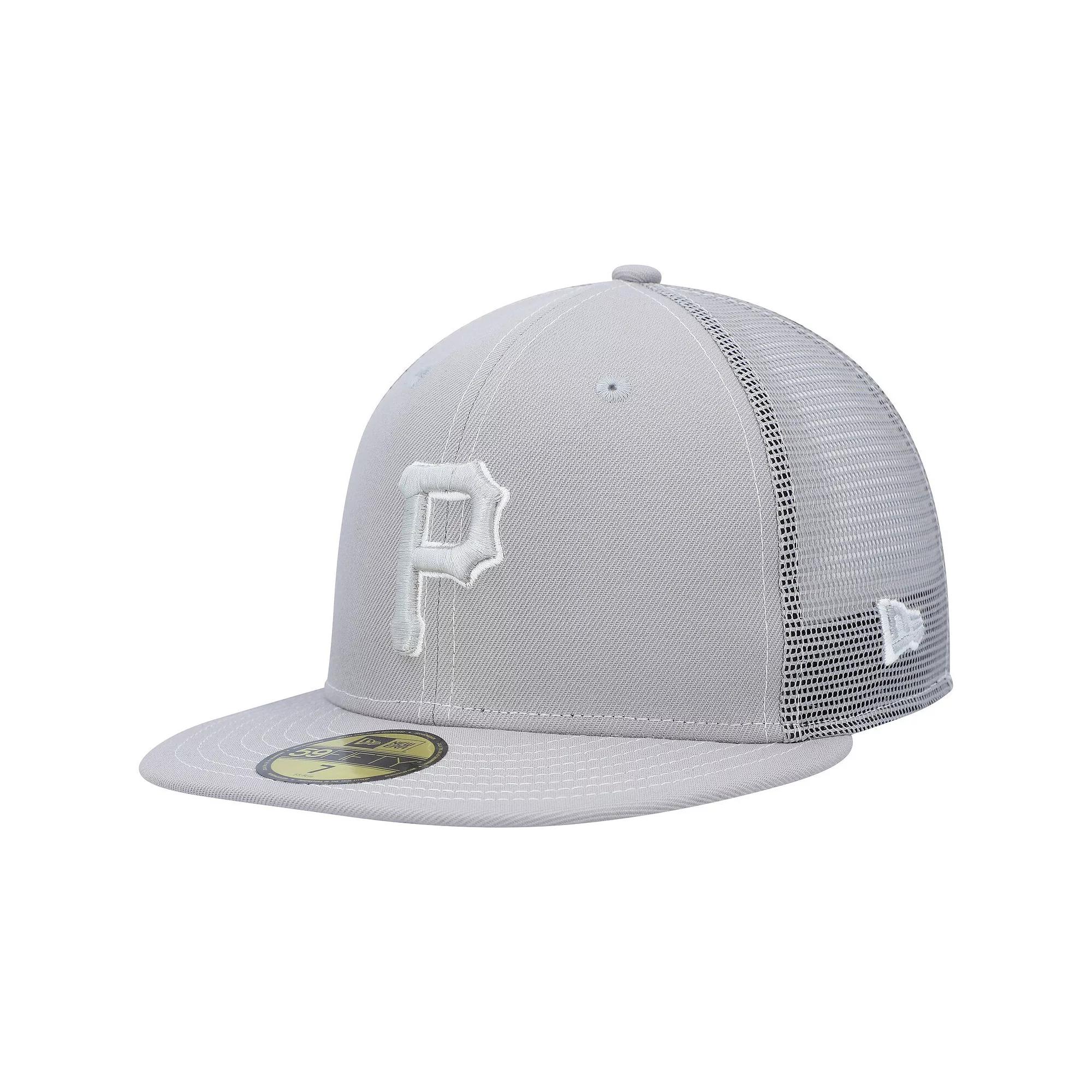 Men's New Era Gray Pittsburgh Pirates 2023 On-Field Batting Practice 59FIFTY Fitted Hat,  Product Image