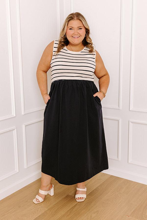 Santa Monica Pier Stripe Midi Curves Product Image