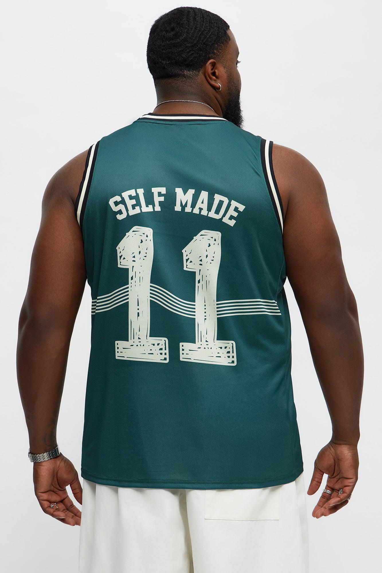Basketball Jersey Grind Over Glory Tank Top - Green Male Product Image