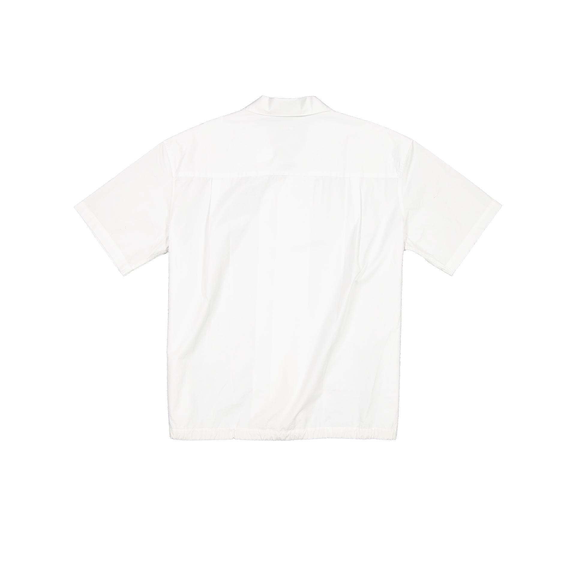 New Era Branded Resort Optic White Open Collared Shirt Male Product Image