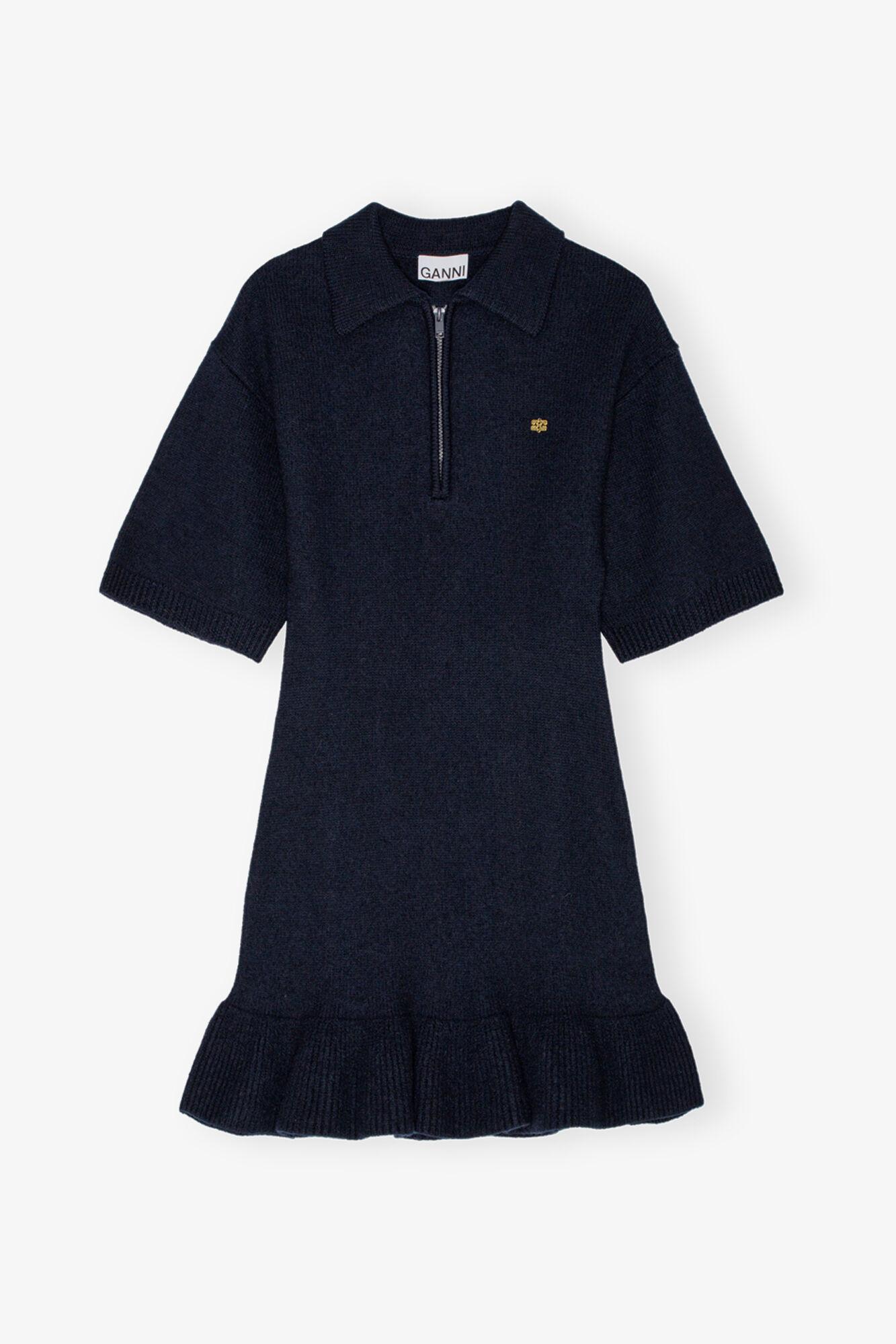 Dark Blue Mini Dress Product Image
