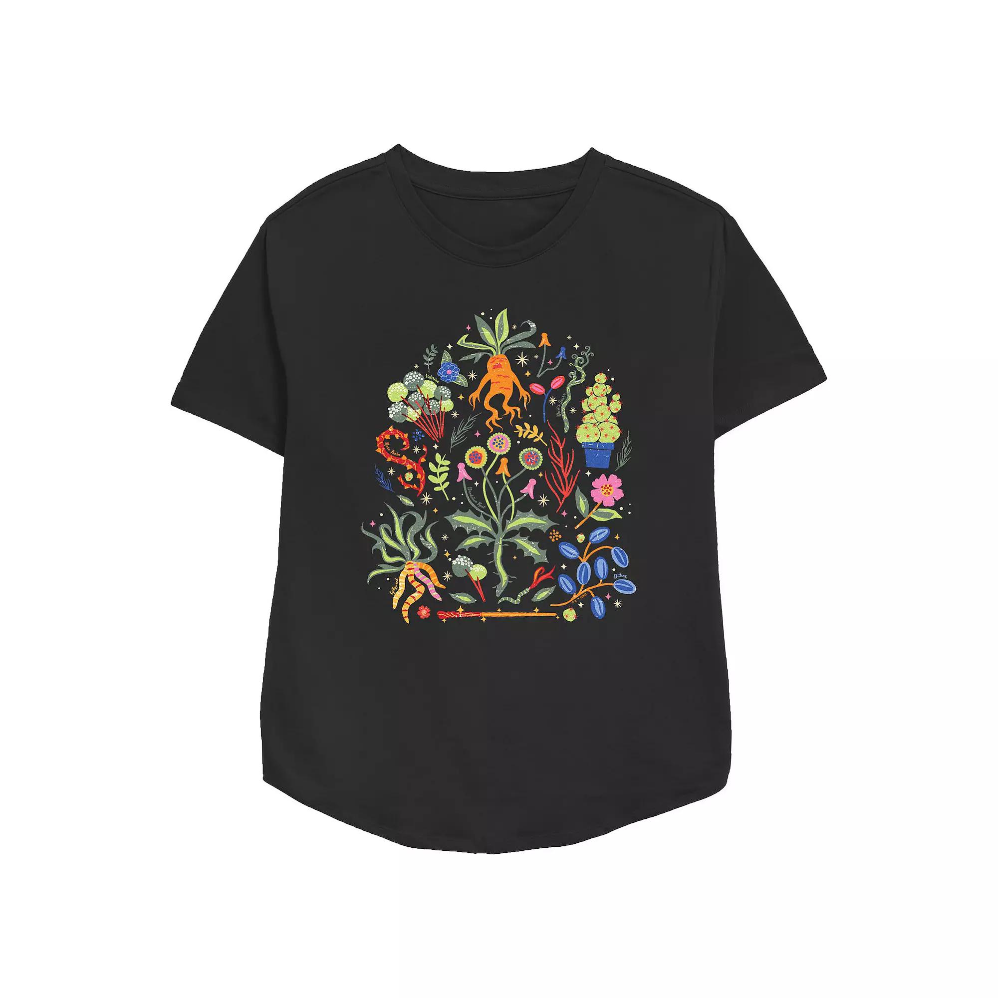 Women's Harry Potter Herbology Mandrake Relaxed Fit Graphic Tee,  Product Image