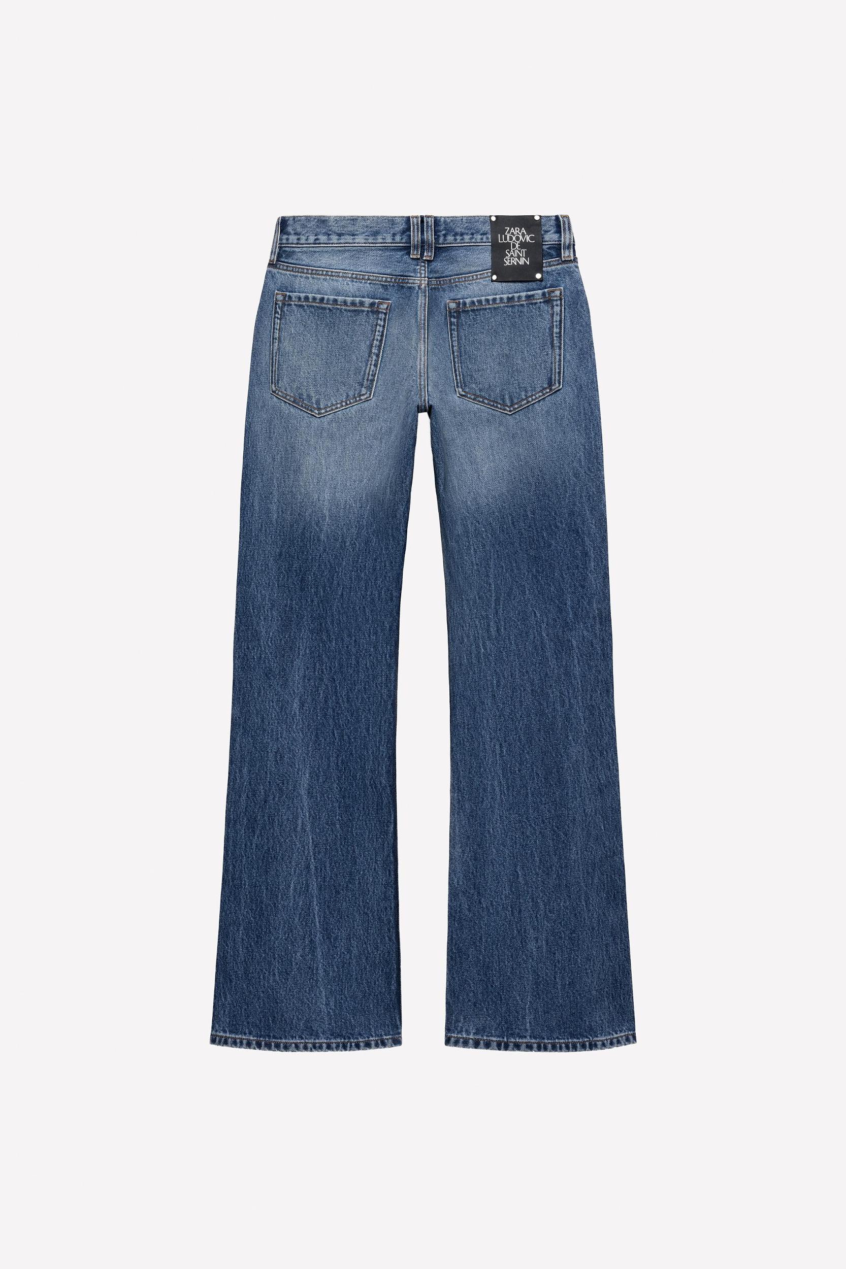 LUDOVIC DE SAINT SERNIN x ZARA LOW-RISE BOOTCUT JEANS Product Image