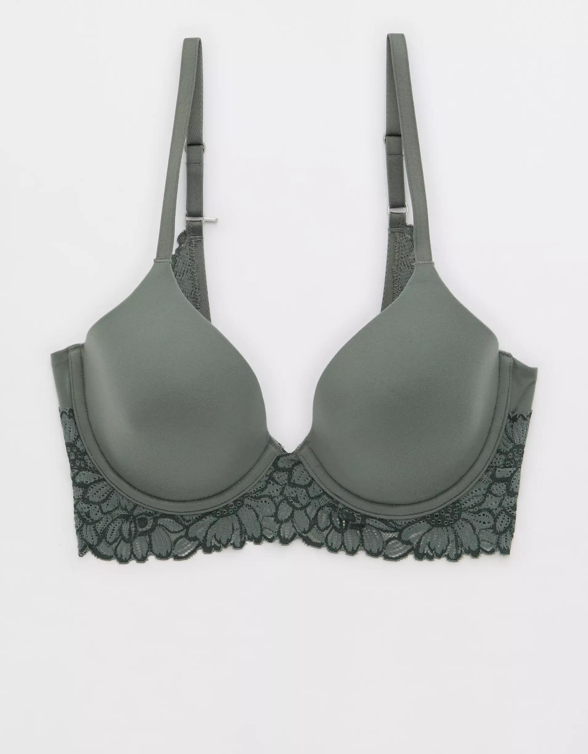 Sunnie Bloom Lace Trim Full Coverage Lightly Lined Bra Product Image