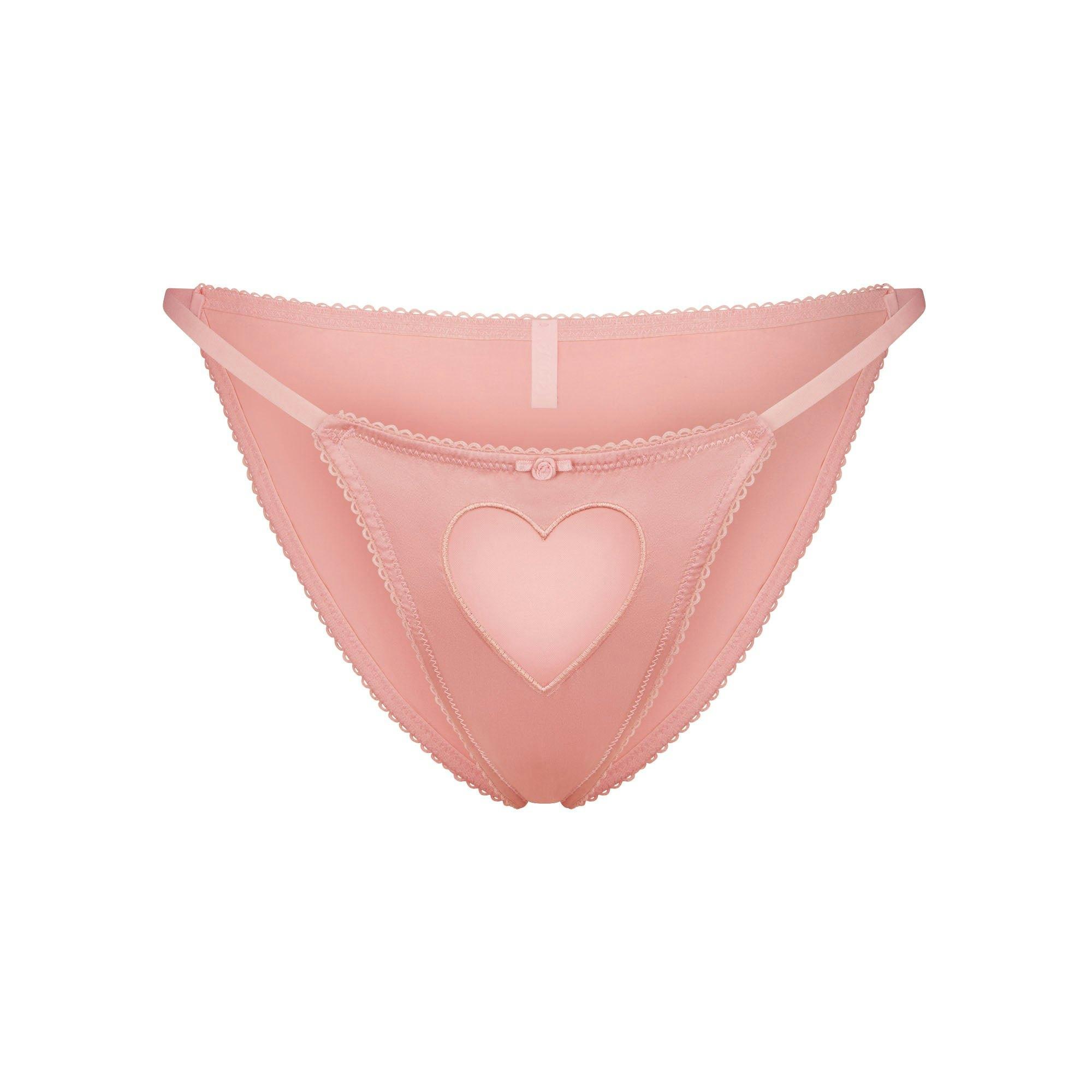 NOVELTY INTIMATES TULLE HEART SILK BIKINI | BALLET Product Image