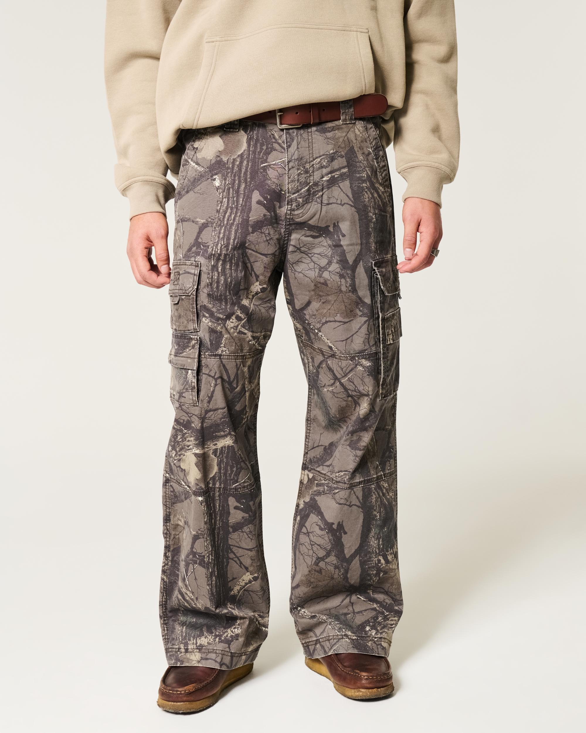 Super Baggy Camo Cargo Pants Product Image