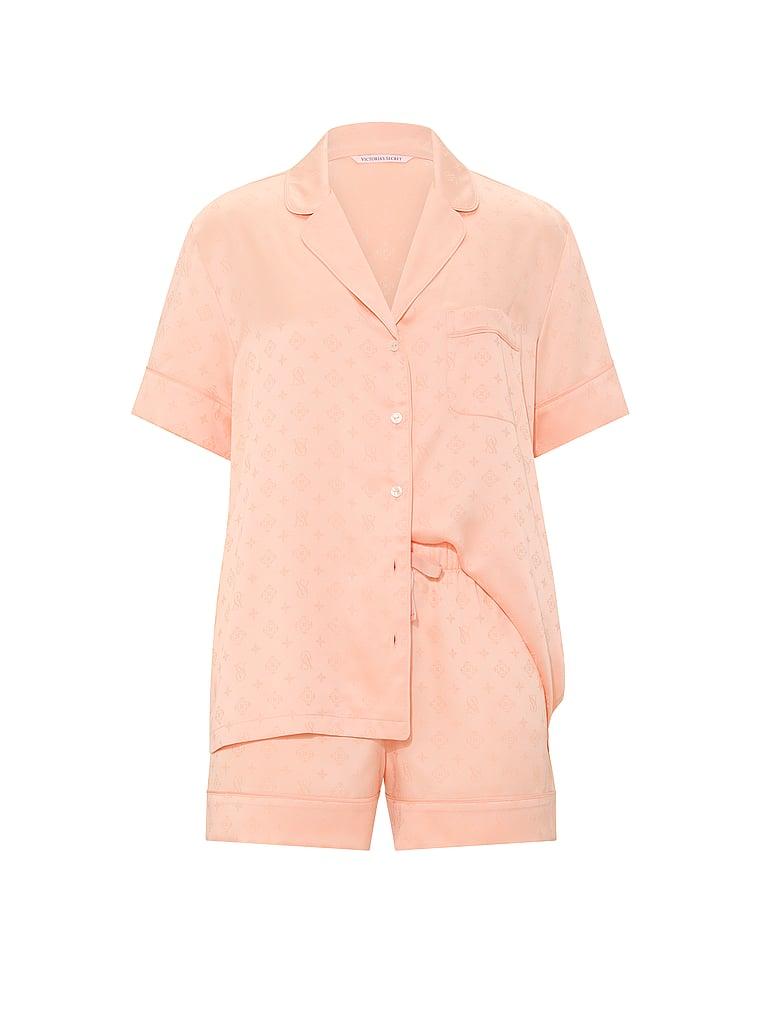 Signature Satin Long Pajama Set Product Image