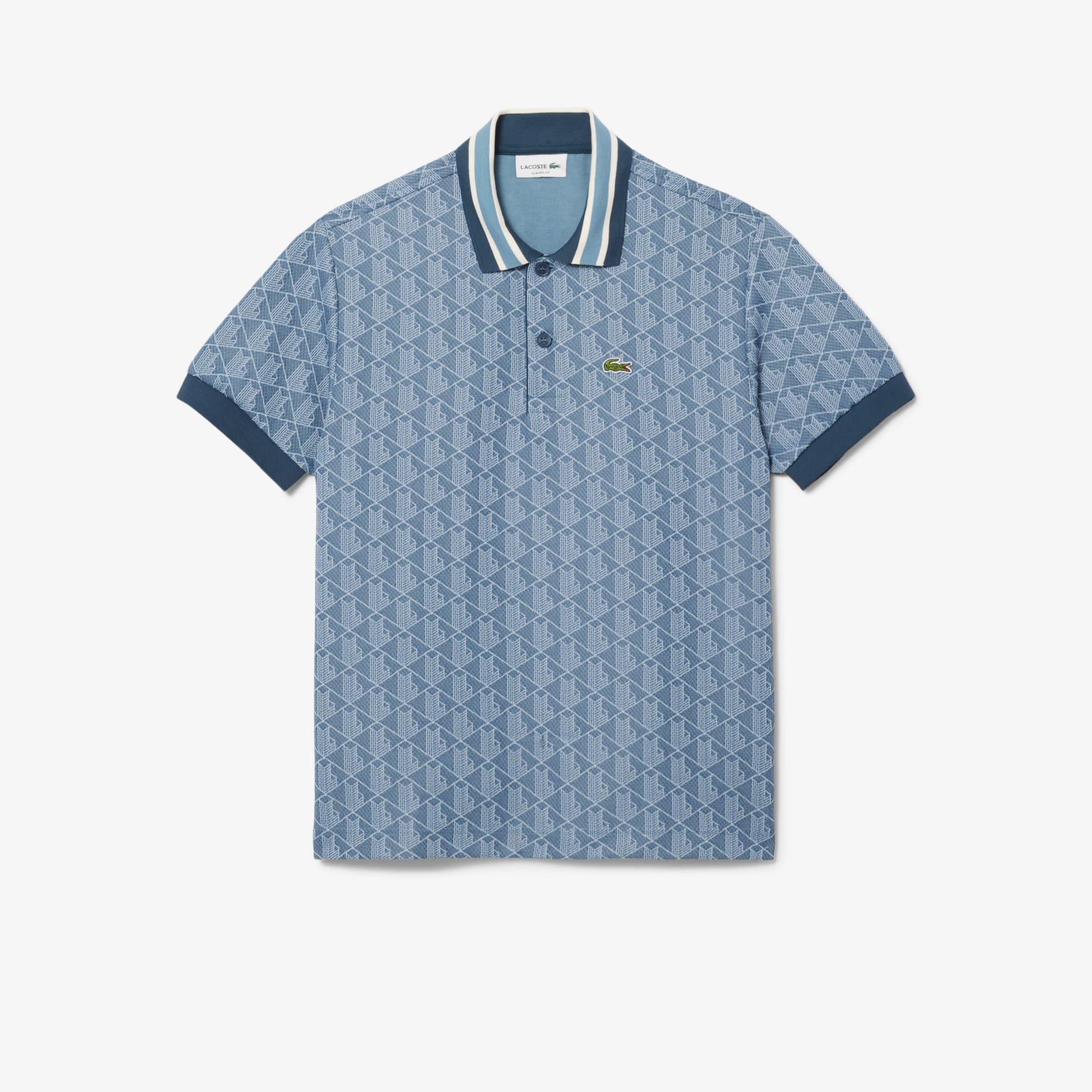 Men's Classic Fit Monogram Polo Product Image