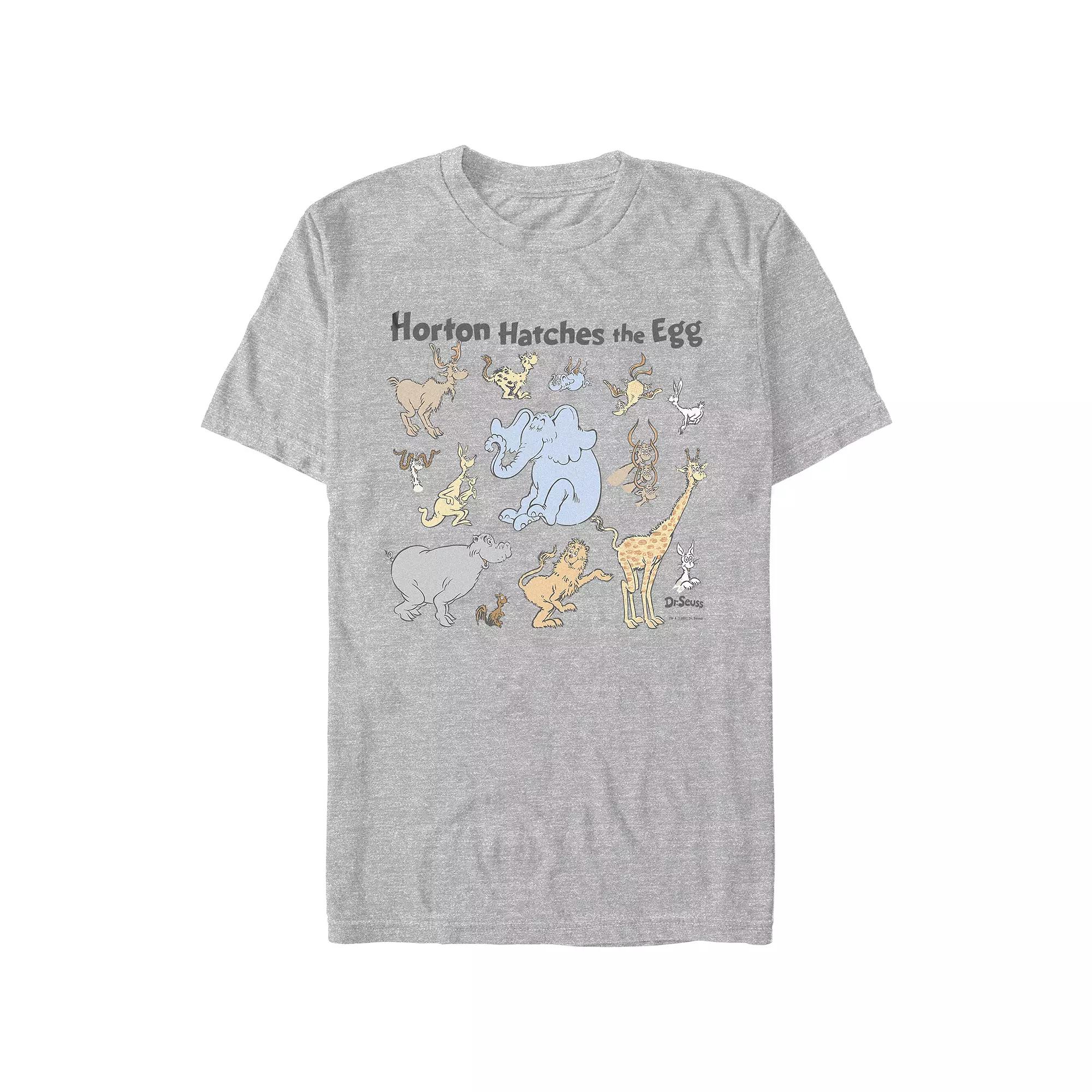 Men's Dr. Seuss Horton Hatches The Egg Animals Graphic Tee,  Product Image
