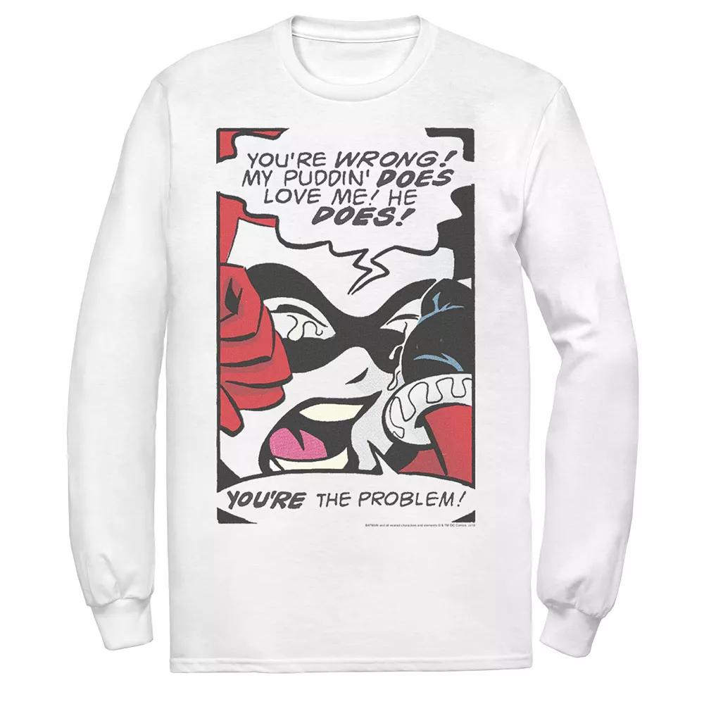 Men's DC Comics Harley Quinn Crying Comic Tee,  Product Image
