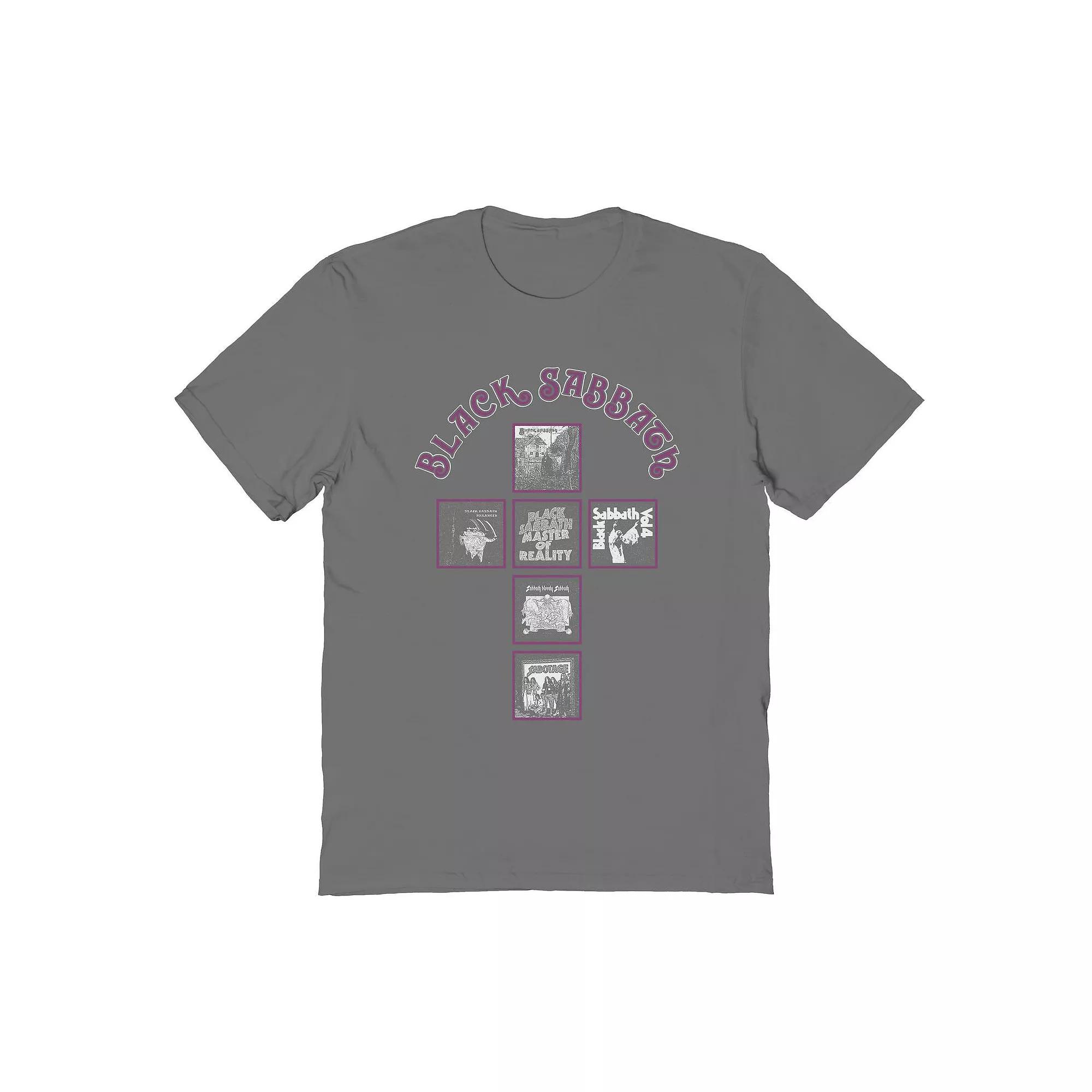 Men's Black Sabbath Album Cover Cross Graphic Tee, Adult Unisex,  Product Image