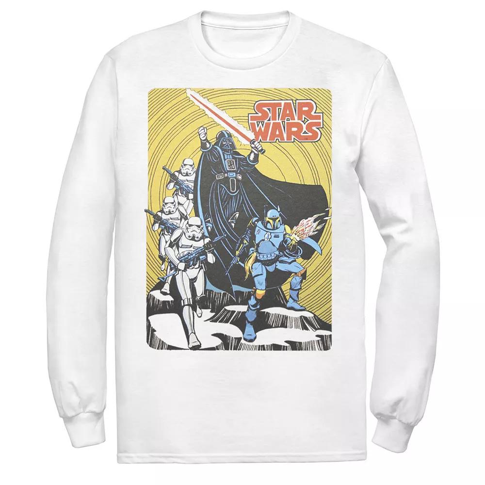 Men's Star Wars Vintage Group Shot Poster Tee,  Product Image