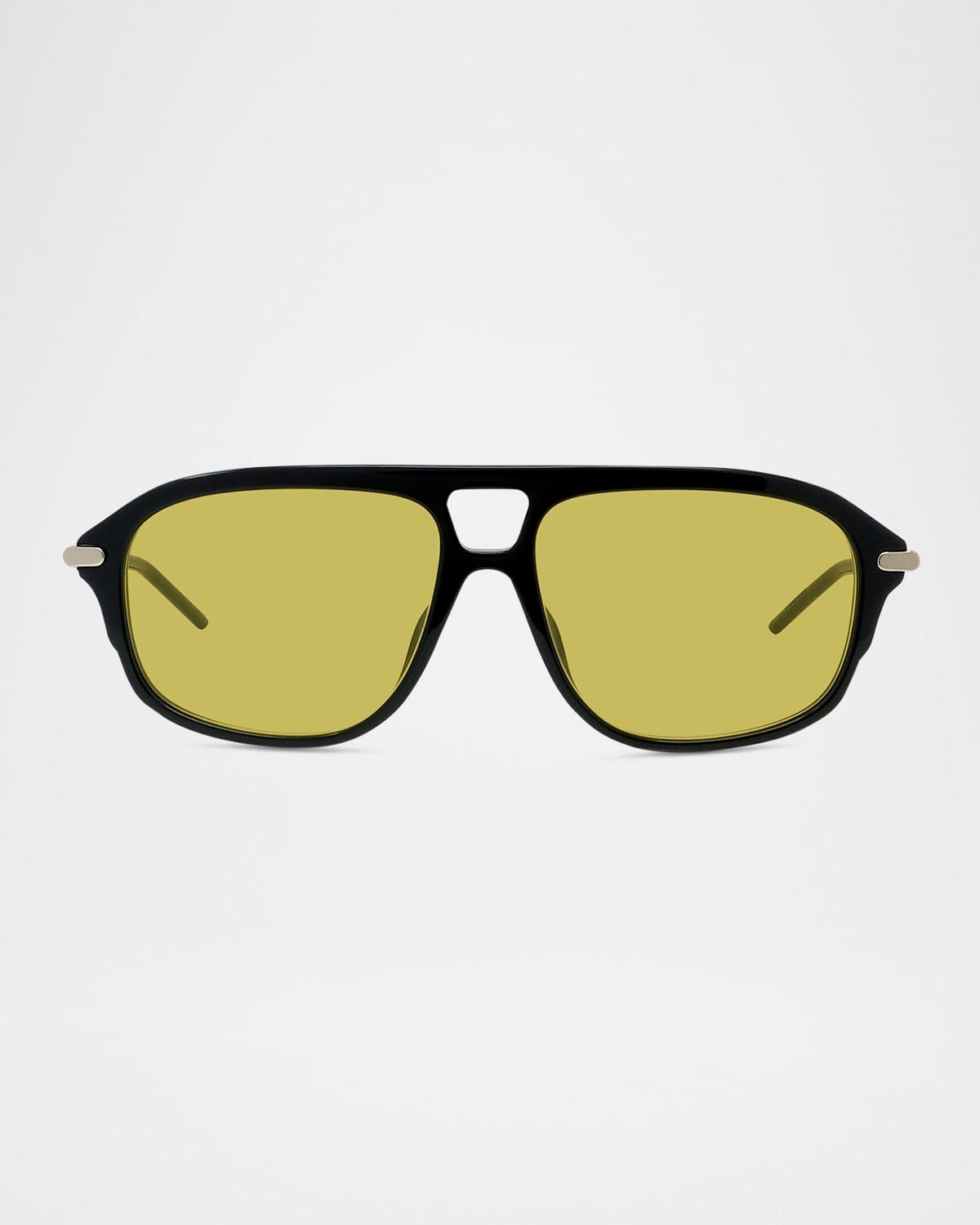 Mens GV40113IM Acetate Square Sunglasses Product Image