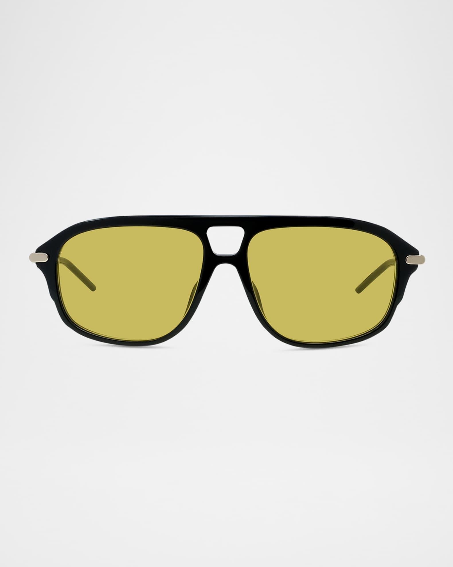 Mens GV40113IM Acetate Square Sunglasses Product Image
