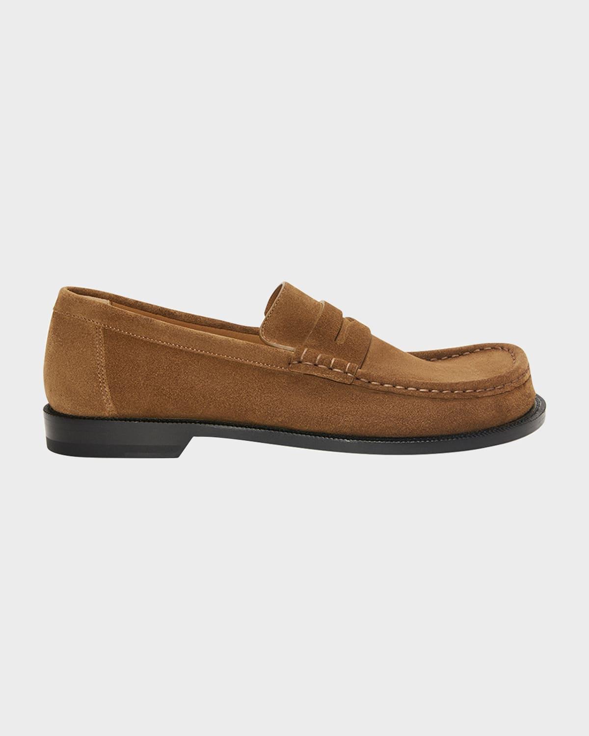 Mens Campo Suede Penny Loafers Product Image