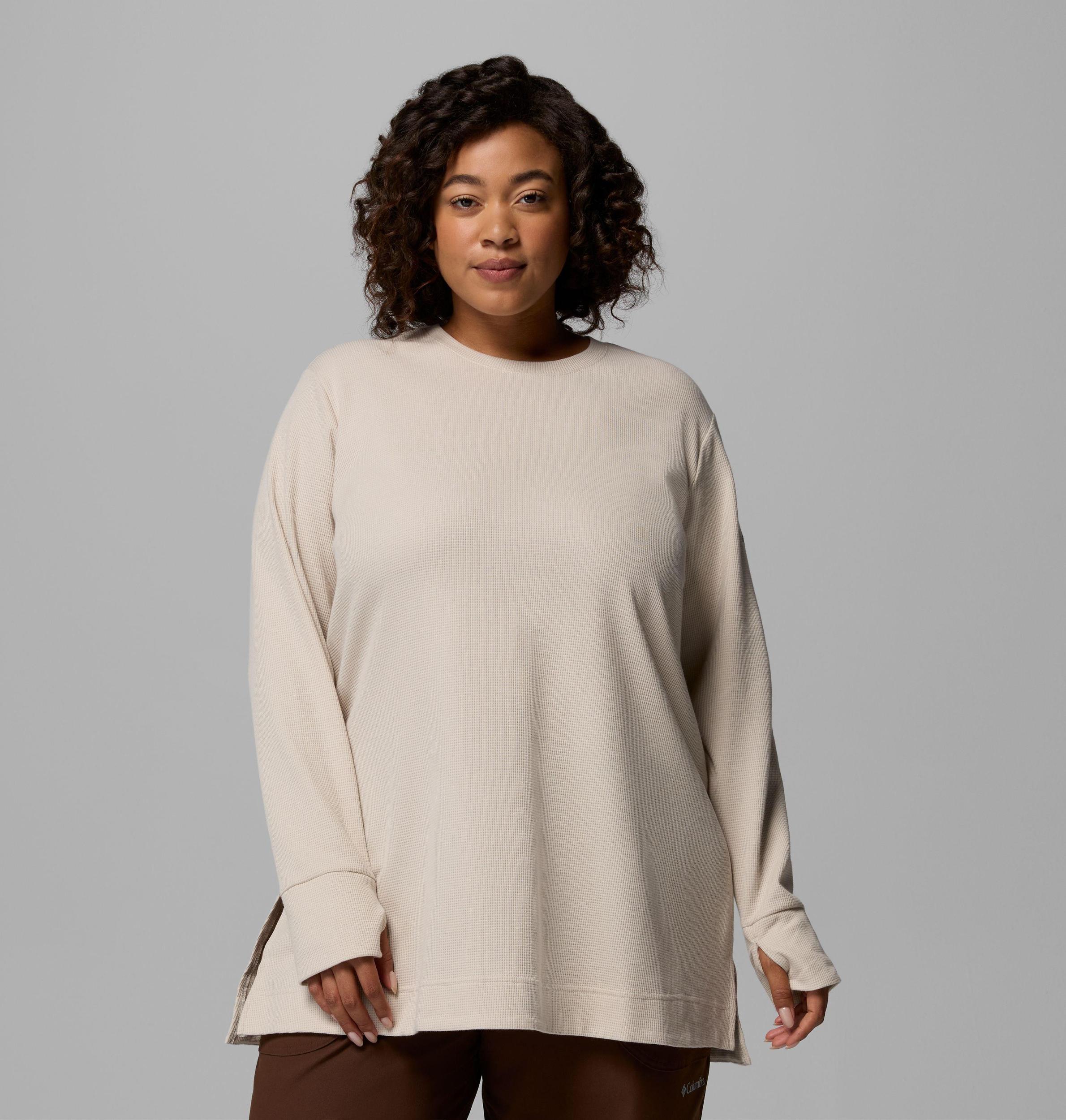 Columbia Womens Holly Hideaway Waffle Tunic - Plus Size- Product Image