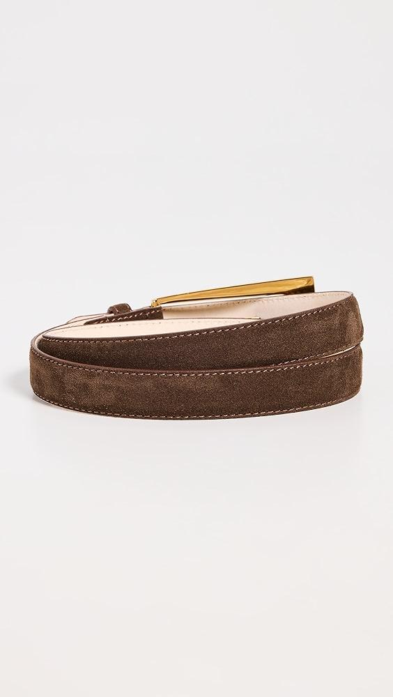 Aureum No.10 Chocolate Suede Belt | Shopbop Product Image