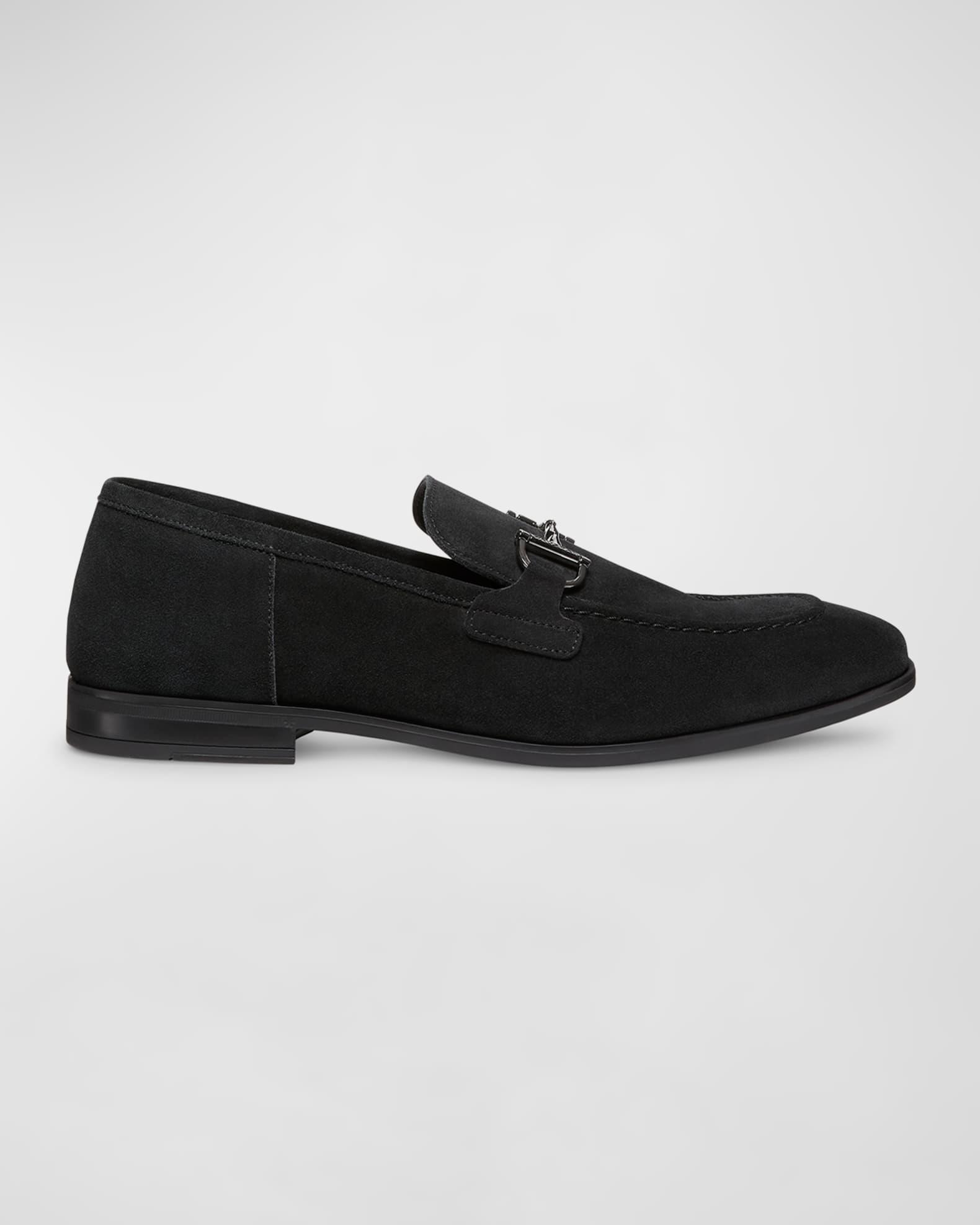 Mens Simon Twistbit Suede Loafers Product Image