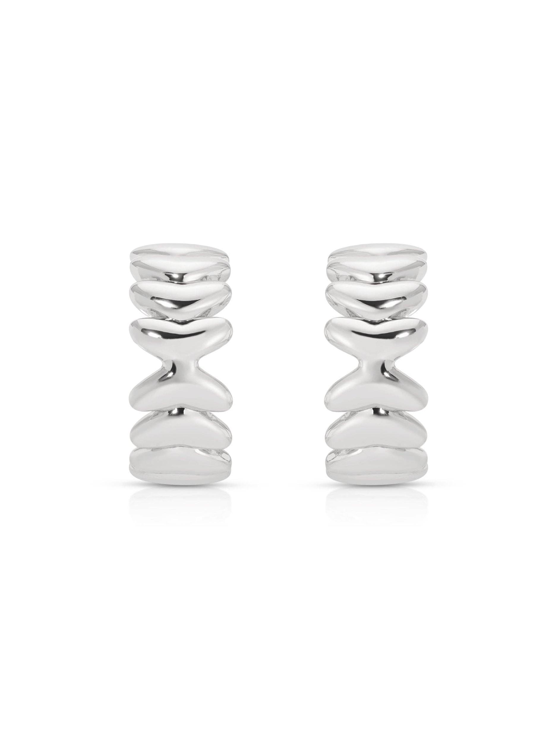 Small Metal Moderna Hoops Product Image