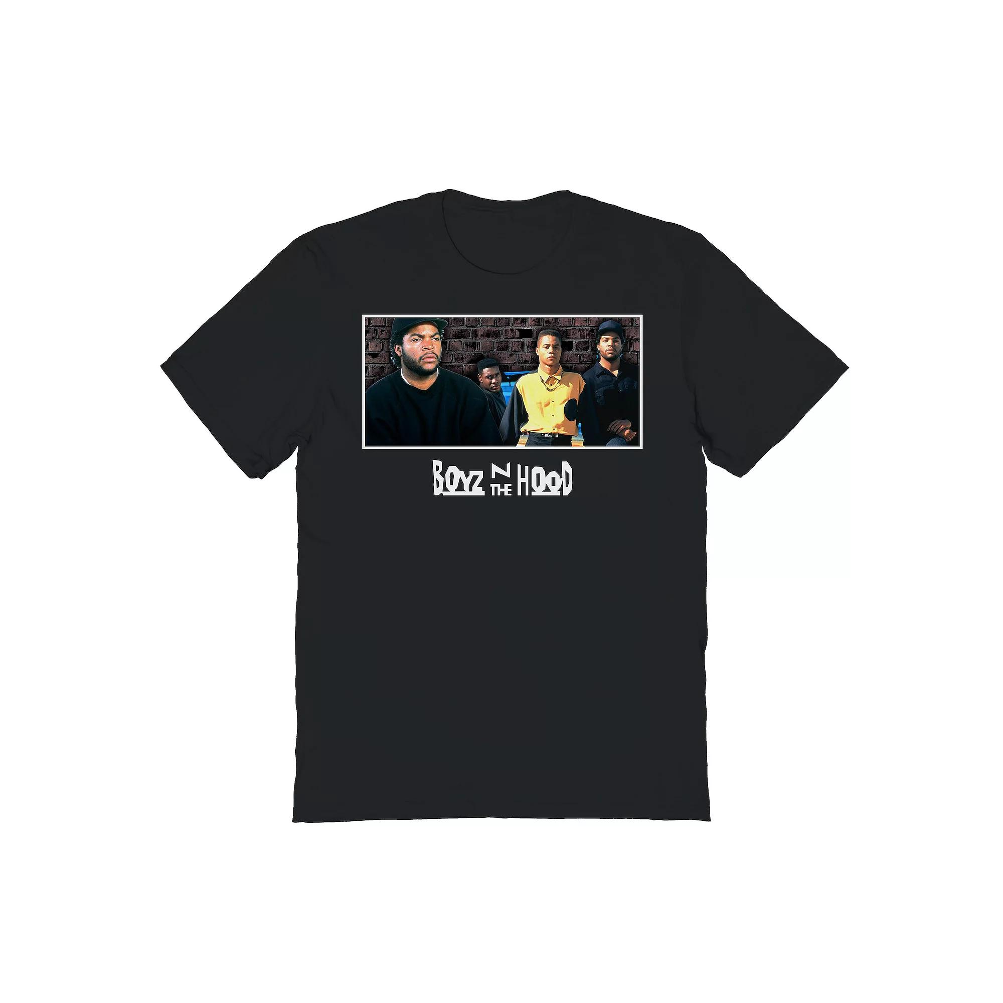 Men's Boyz N The Hood Boxed Graphic Tee, Size: Large, Black Product Image