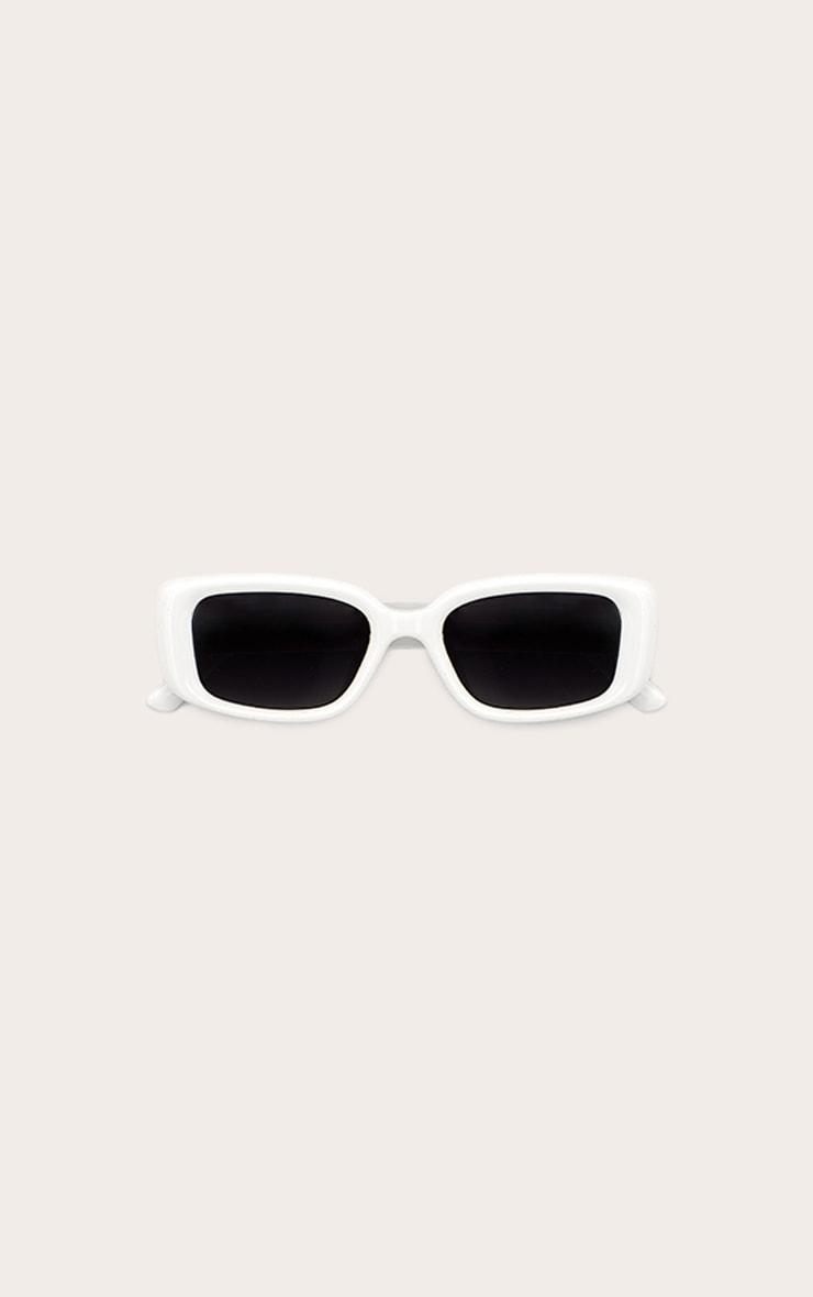 White Square Sunglasses Product Image