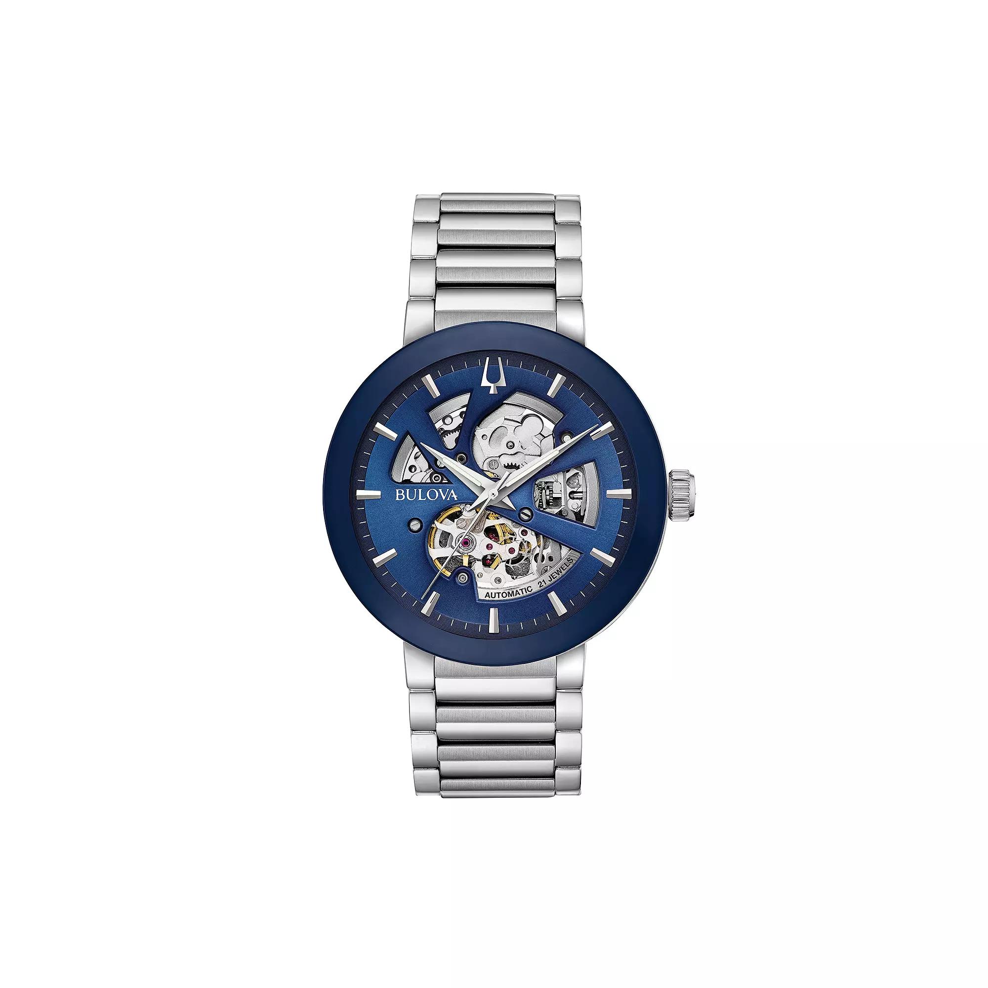 Bulova Men's Modern Automatic Stainless Steel Skeleton Watch - 96A204,  Product Image