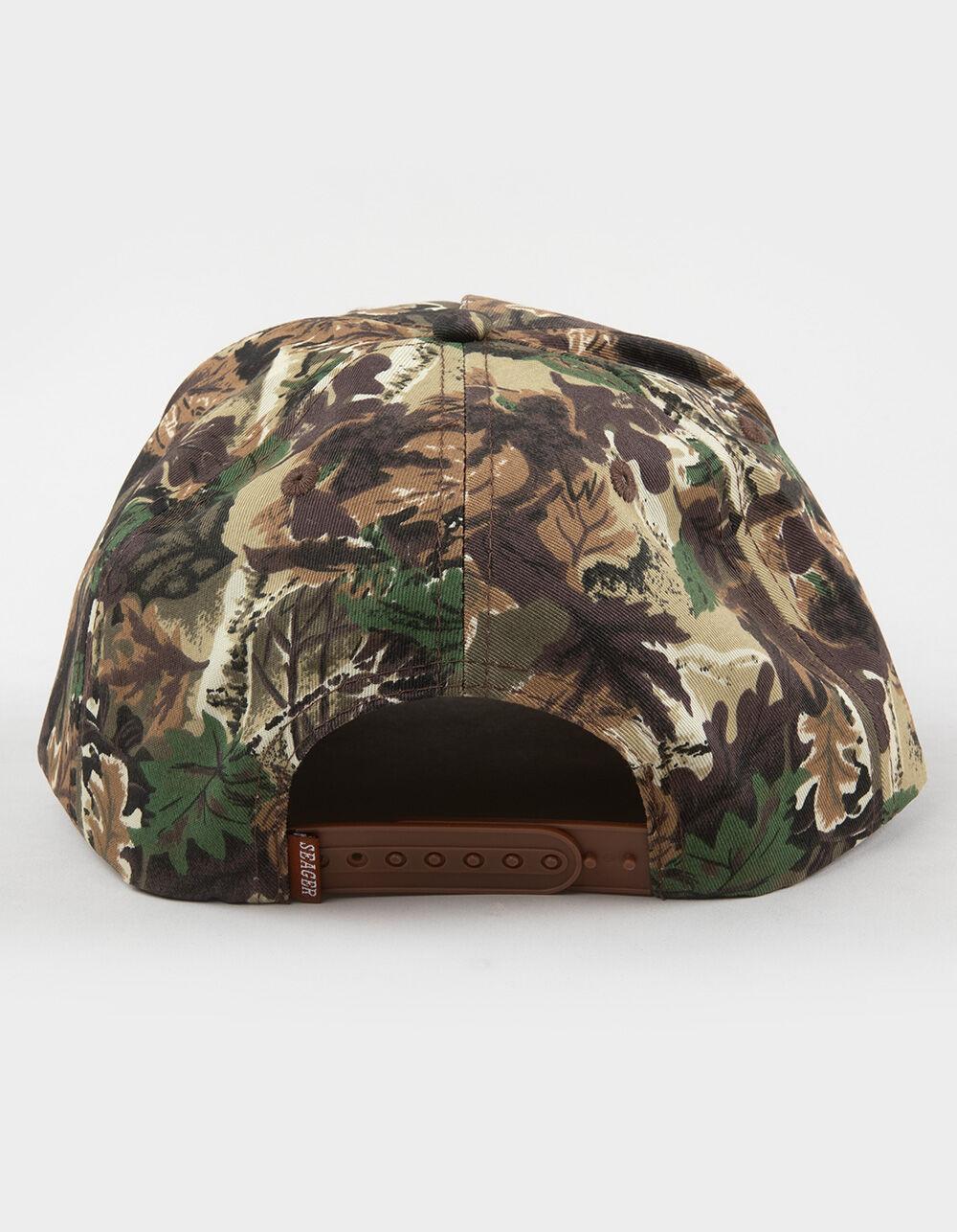 SEAGER Branded Snapback Hat - CAMO Product Image