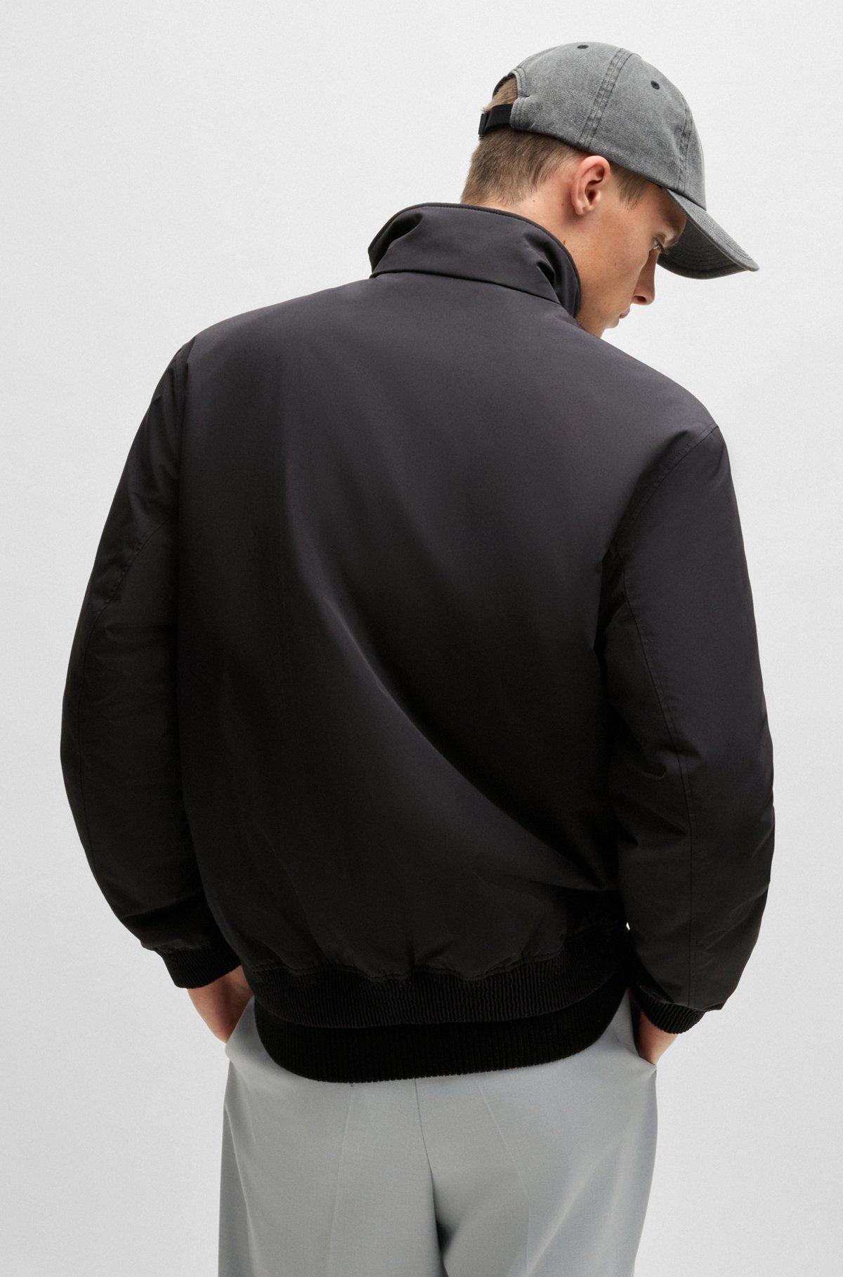 Water-repellent jacket in matte fabric Product Image