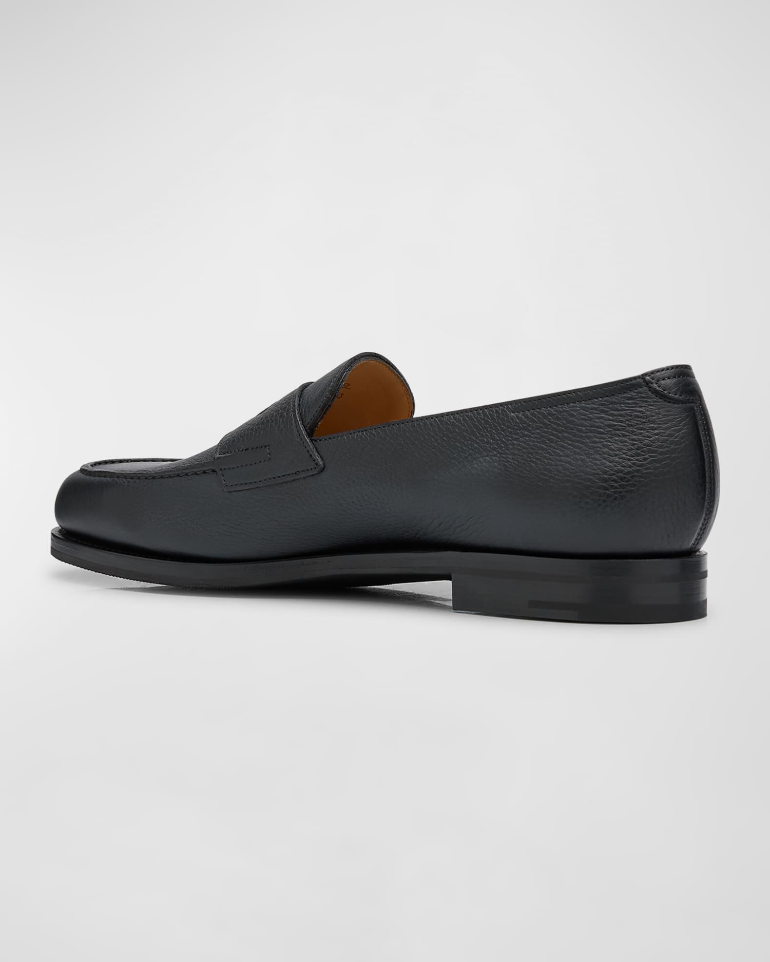 Mens Grandioso Grained Calfskin Gancini Loafer Product Image