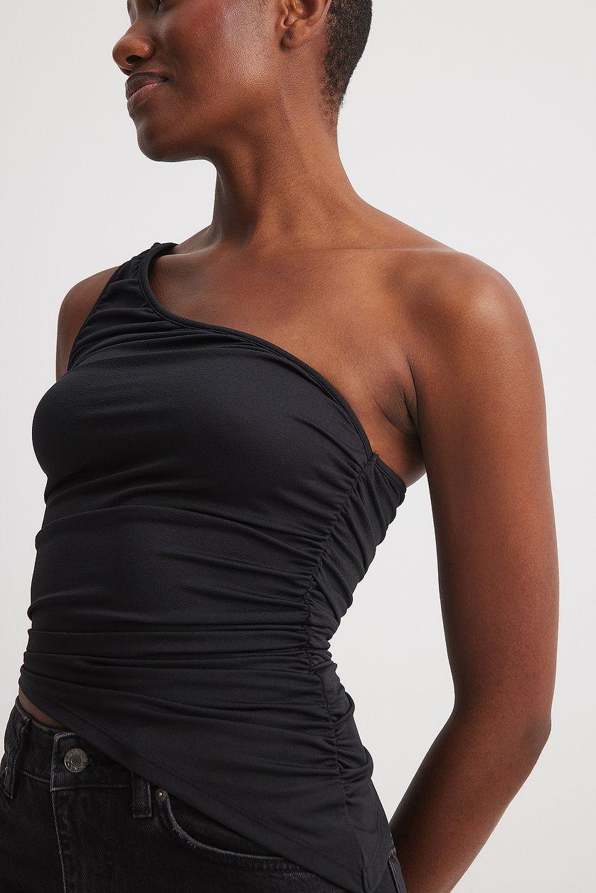 Asymmetric Side Jersey Top Product Image