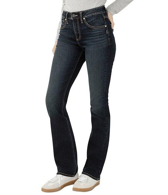 Silver Jeans Co. Avery High Rise Curvy Fit Slim Bootcut Jeans Product Image