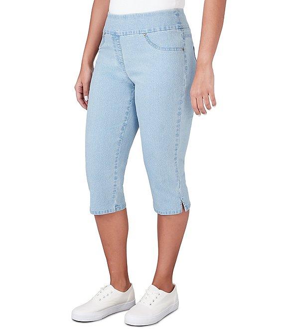 Ruby Rd. Stretch Clamdigger Pull-On Jeans Product Image