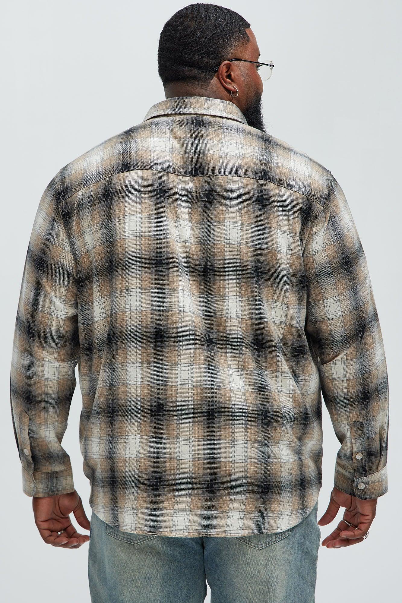 Dighton Plaid Shirt - Taupe/combo Male Product Image