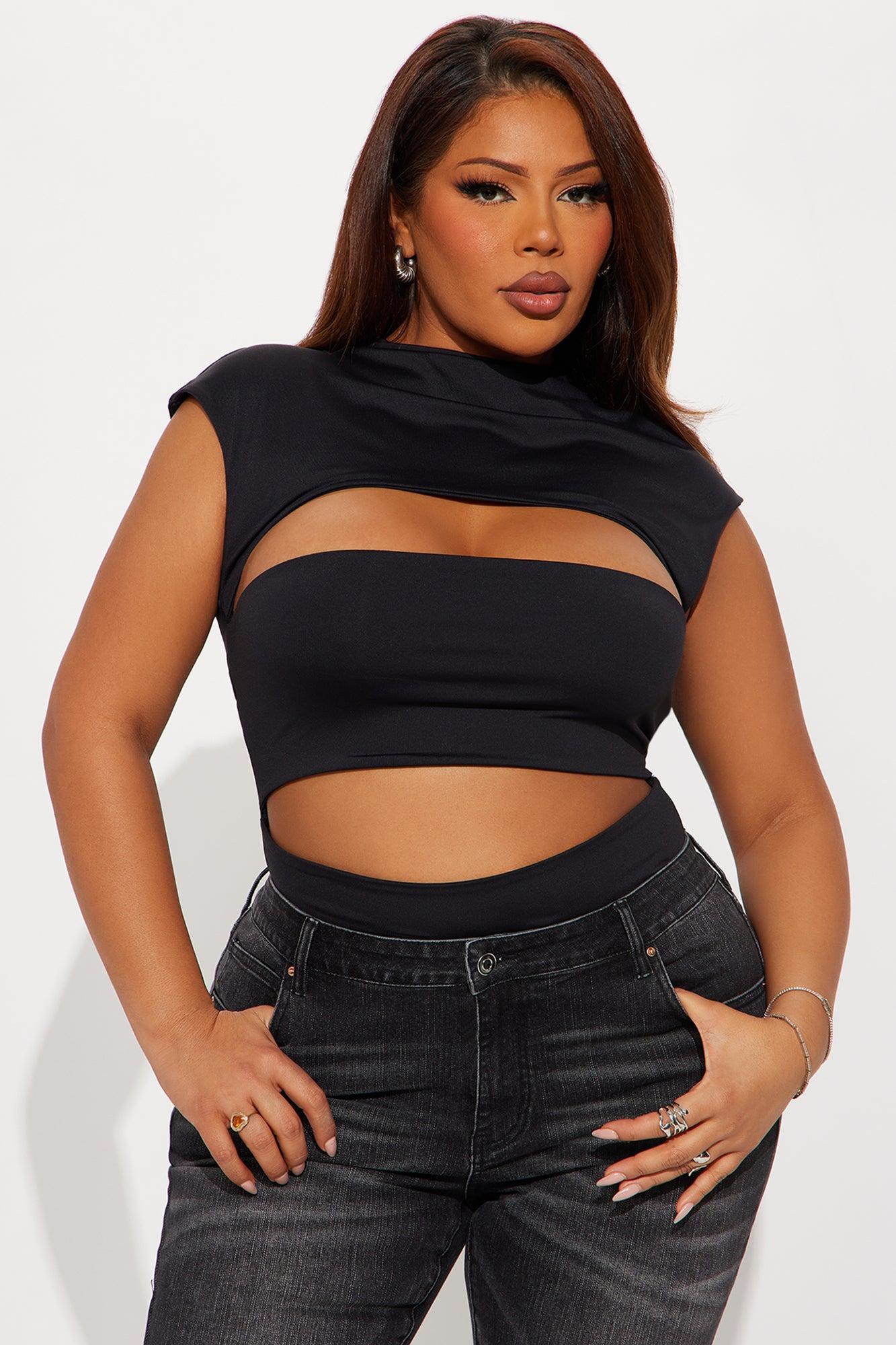 Flyn Double Lined Short Sleeve Top - Black Female Product Image