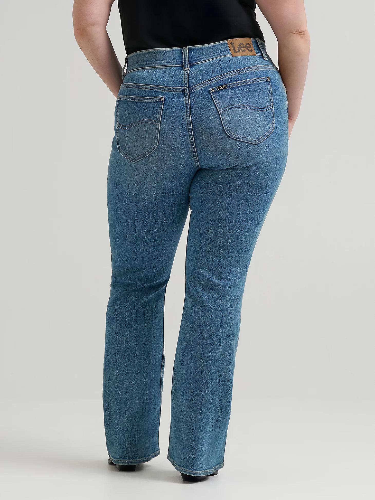 Women's Ultra Lux Comfort with Flex Motion Bootcut Jean (Plus) | Women's Jeans | Lee® Product Image