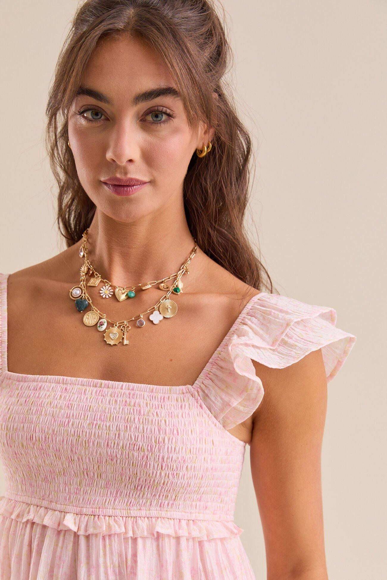 Hailey Floral Mini Dress Product Image