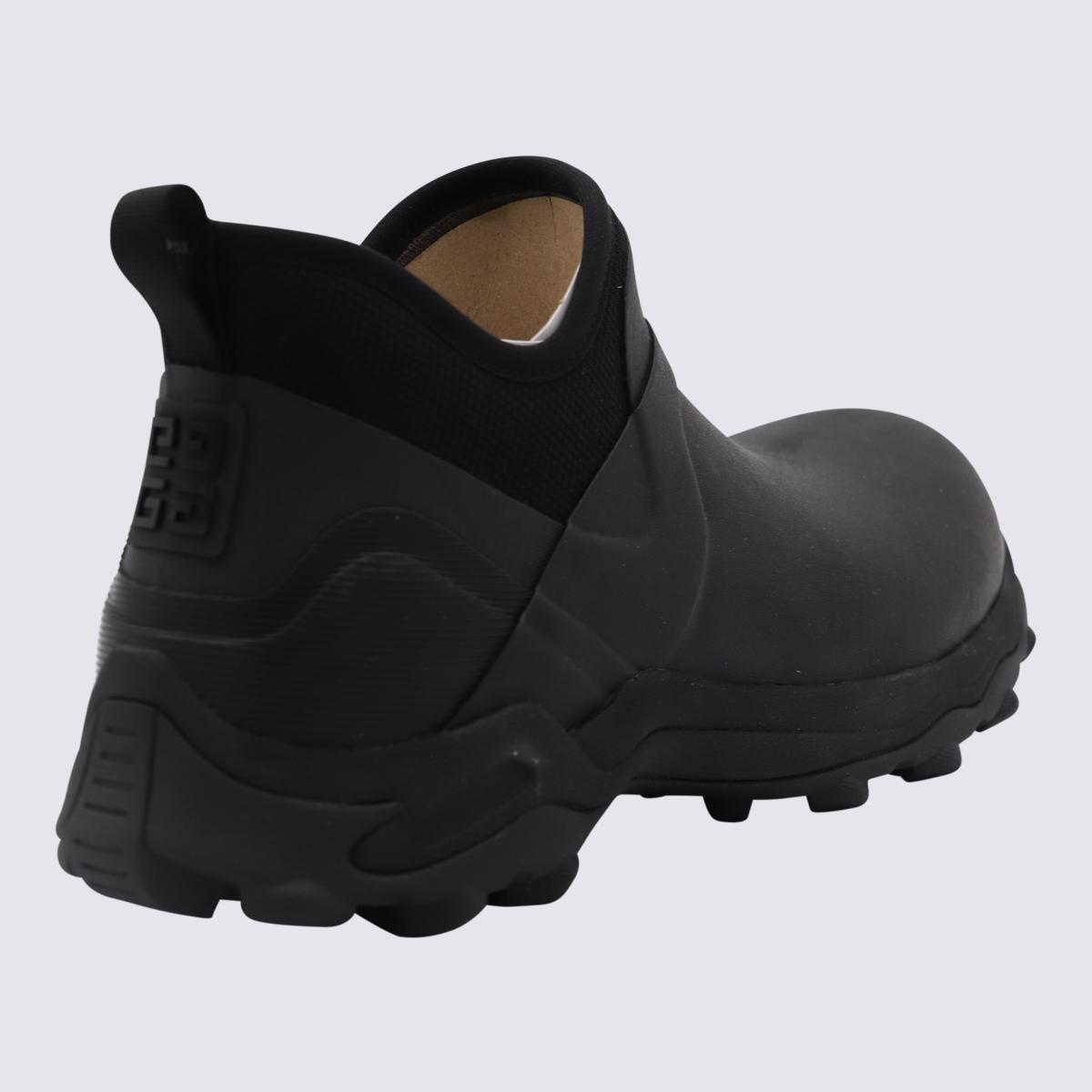 GIVENCHY Bogs Chelsea Boots In Rubber And Neoprene In Black Product Image
