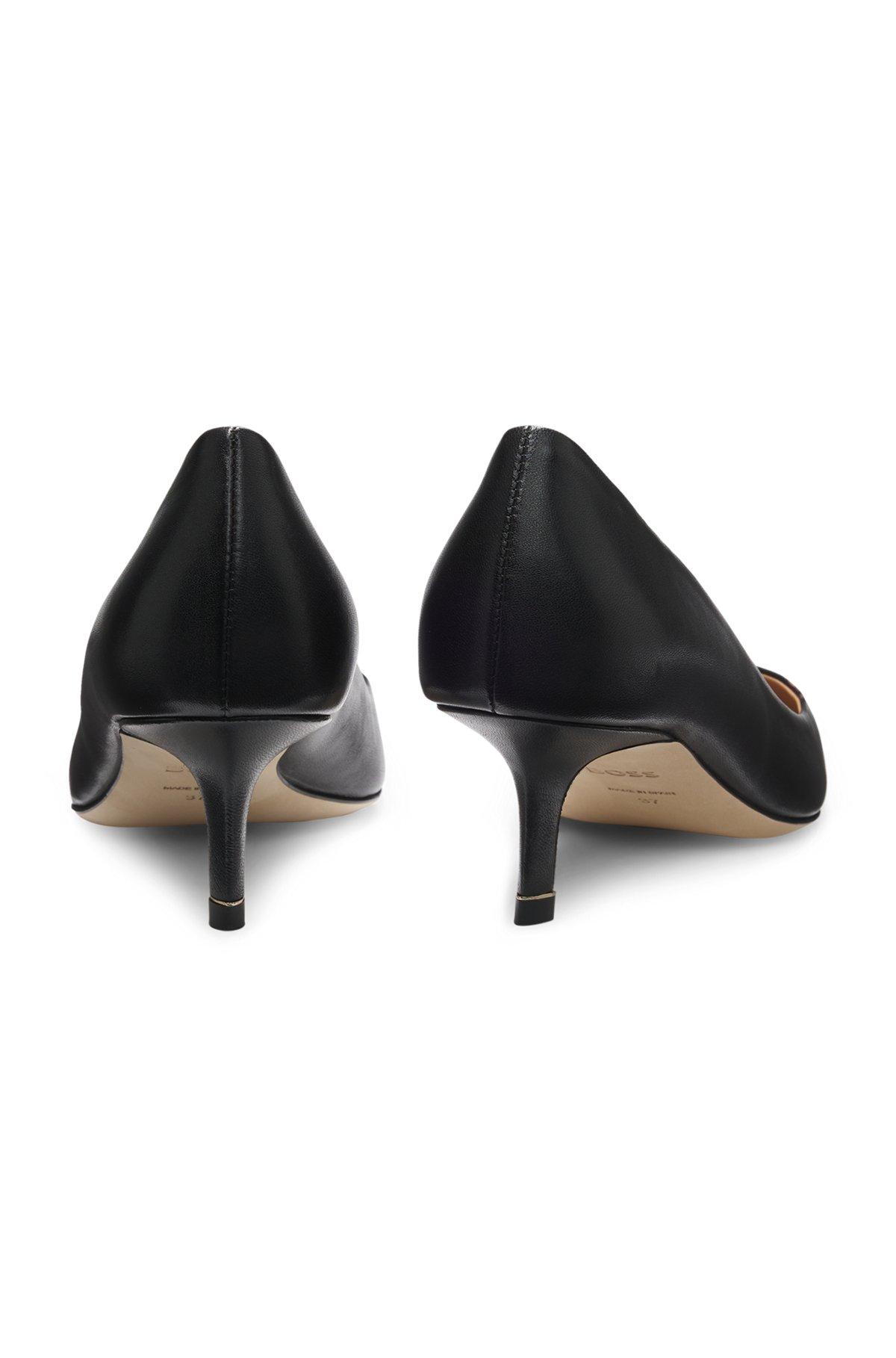 Nappa-leather pumps with Double B monogram Product Image