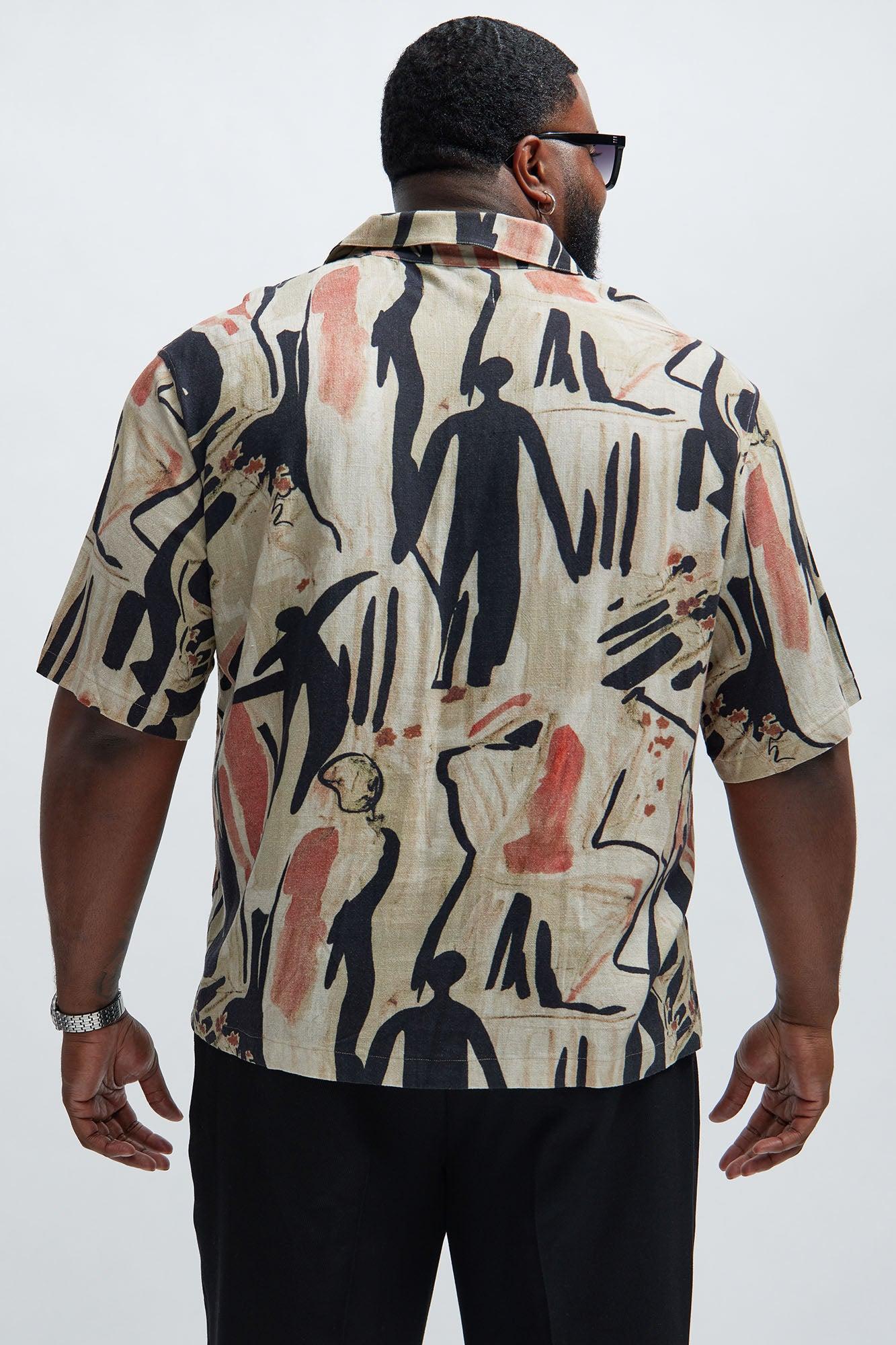 Lascaux Shirt - Tan/Multi Product Image