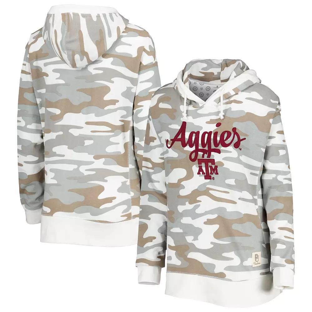 Women's Pressbox Camo Texas A&M Aggies San Pablo Pullover Hoodie, Size: Medium, Green Product Image