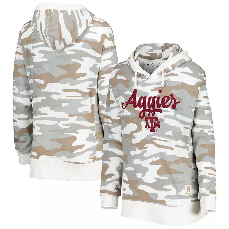 Women's Pressbox Camo Texas A&M Aggies San Pablo Pullover Hoodie, Size: Medium, Green Product Image