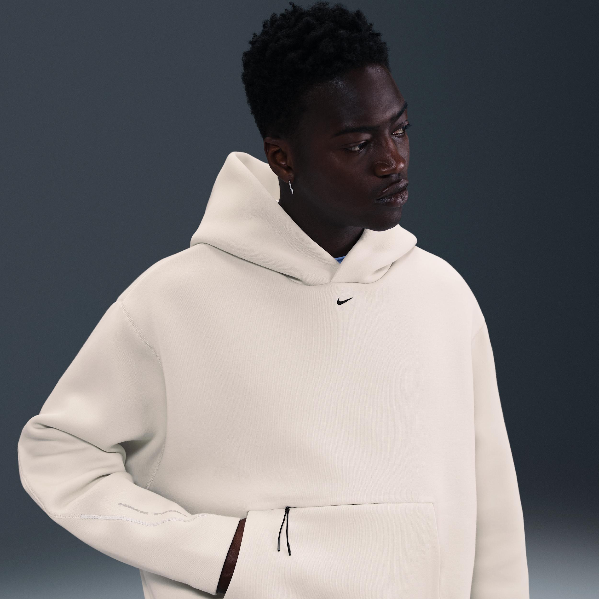Nike Tech Men's Fleece Oversized Hoodie Product Image