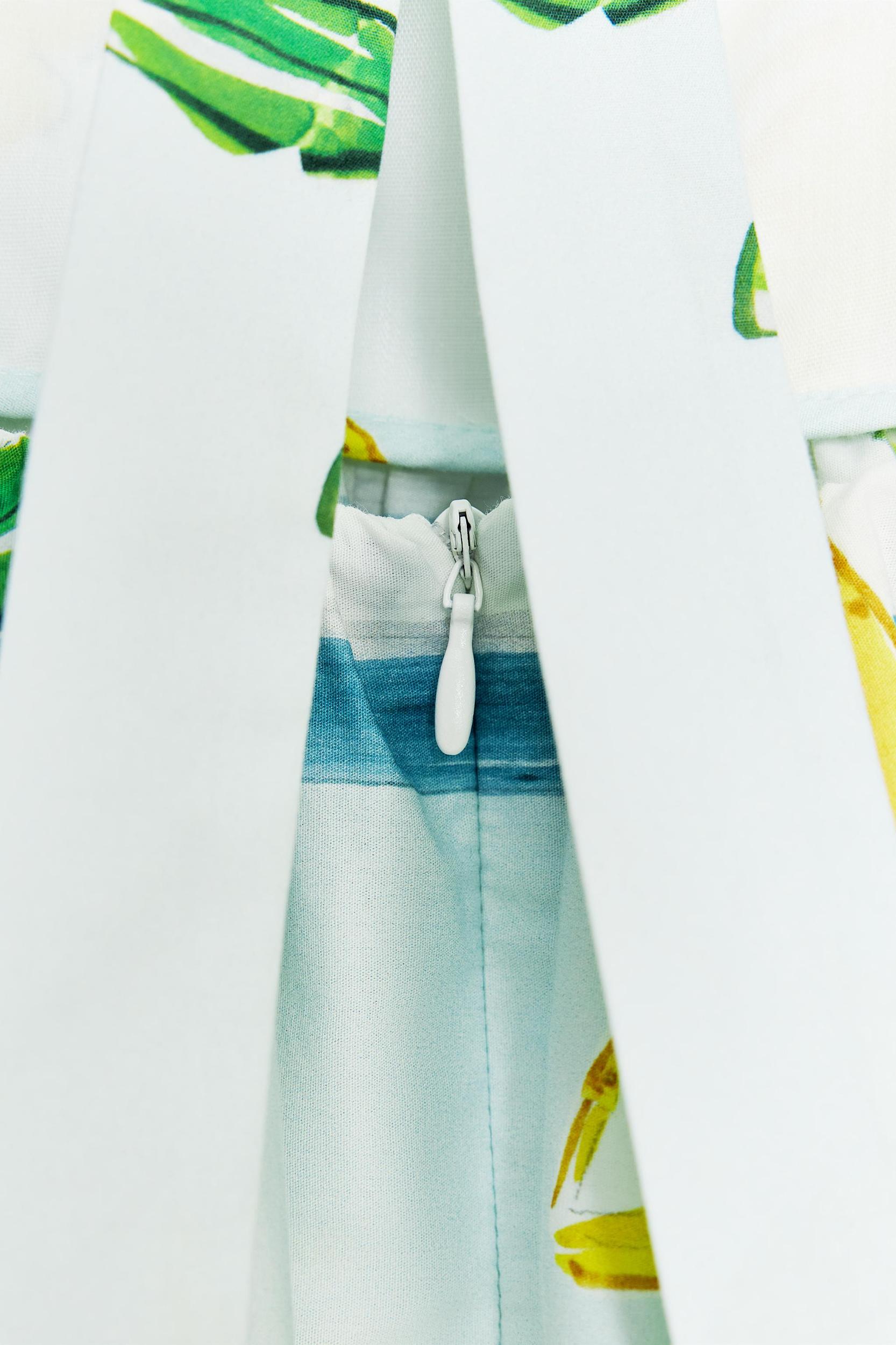 LEMON PRINT POPLIN DRESS Product Image