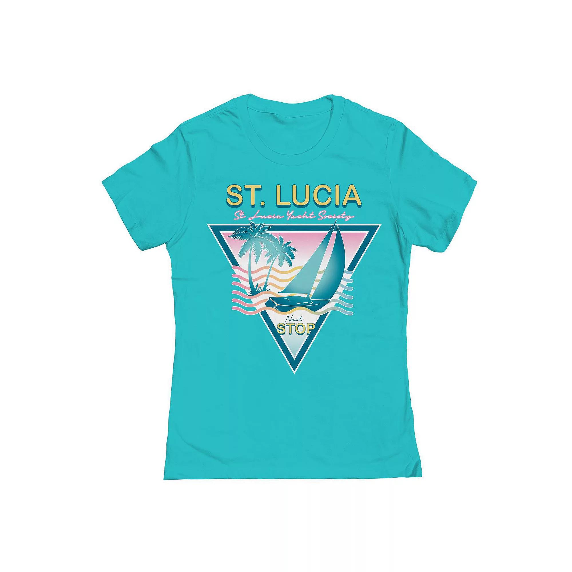 Junior's St Lucia Graphic Tee, Women's,  Product Image