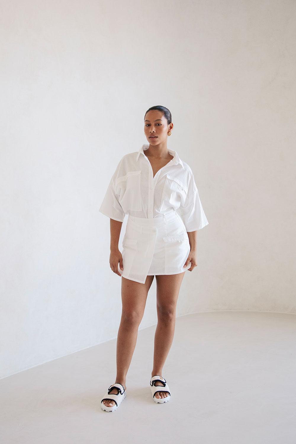 Paige Skort - White Product Image