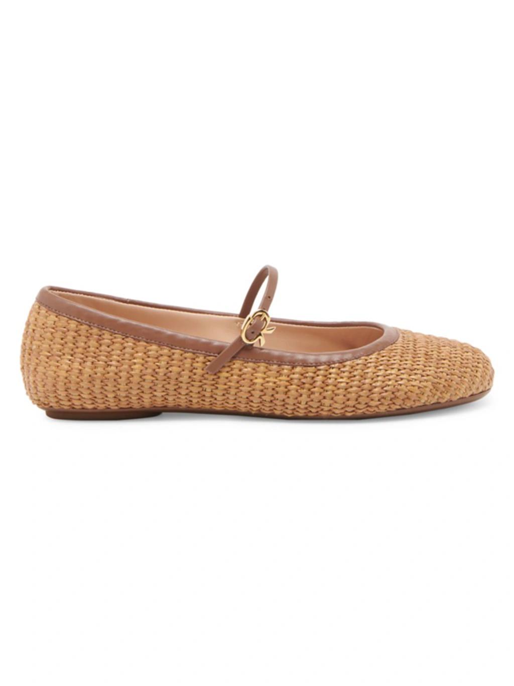 Carla raffia ballet pumps Product Image