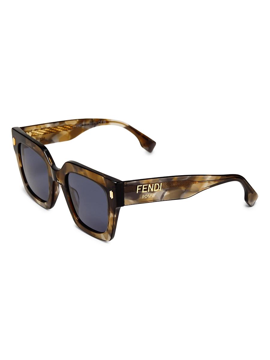 Womens Fendi Roma 50MM Square Sunglasses Product Image