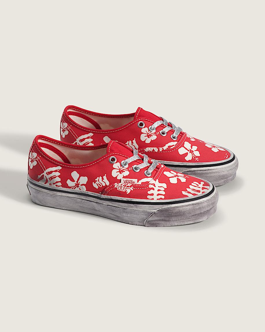 Premium Authentic Shoe in Red| Vans US Product Image